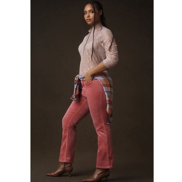 Anthropologie Pilcro The Yaya Women's Plus Size 22W Midrise Corduroy Crop Pants - Picture 2 of 16